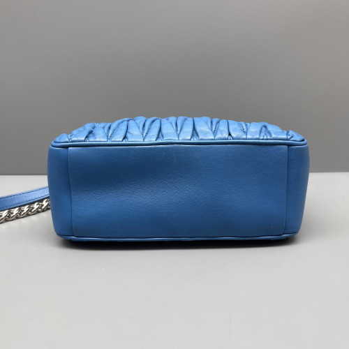 Miu Miu Camera Case Calfskin Light Blue