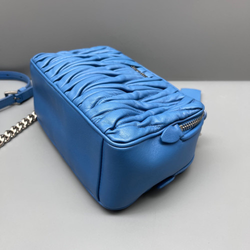 Miu Miu Camera Case Calfskin Light Blue