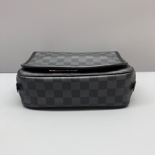Louis Vuitton Mini Flap Damier Graphite Black Grey