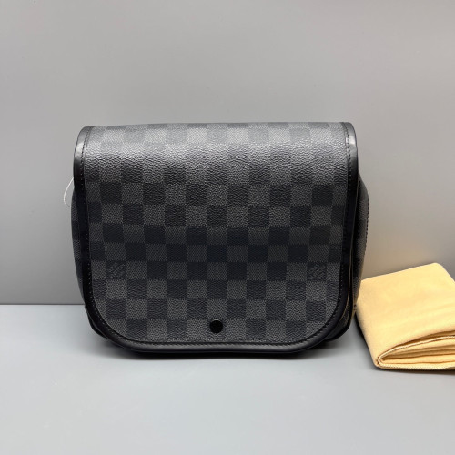 Louis Vuitton Mini Flap Damier Graphite Black Grey