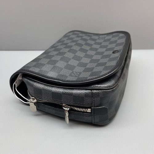 Louis Vuitton Mini Flap Damier Graphite Black Grey