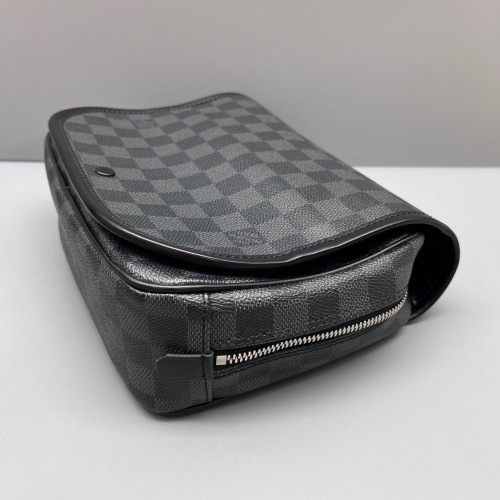 Louis Vuitton Mini Flap Damier Graphite Black Grey