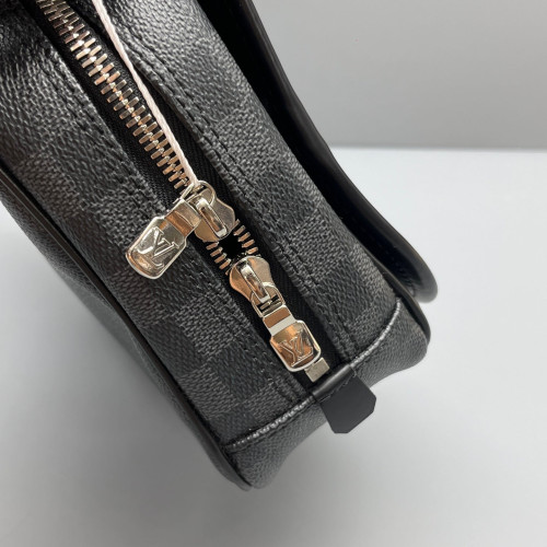 Louis Vuitton Mini Flap Damier Graphite Black Grey