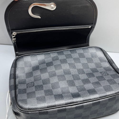 Louis Vuitton Mini Flap Damier Graphite Black Grey