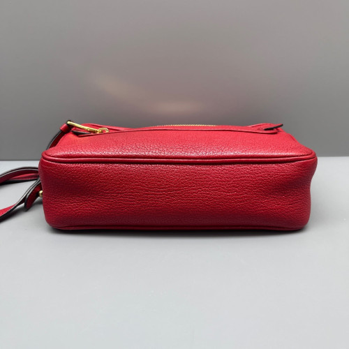 Miu Miu Crossbody Bag Grained Calfskin Red