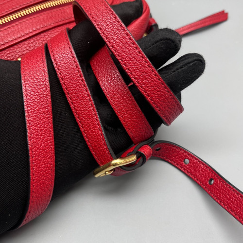Miu Miu Crossbody Bag Grained Calfskin Red