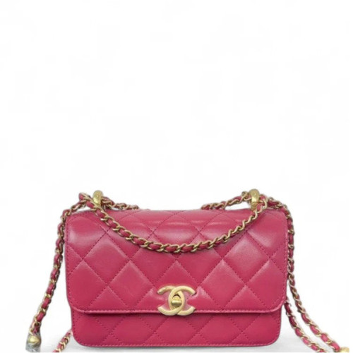 Chanel Quilted Mini Perfect Fit Flap Calfskin New Rosette Chanel Quilted Mini Perfect Fit Flap Calfskin New Rosette