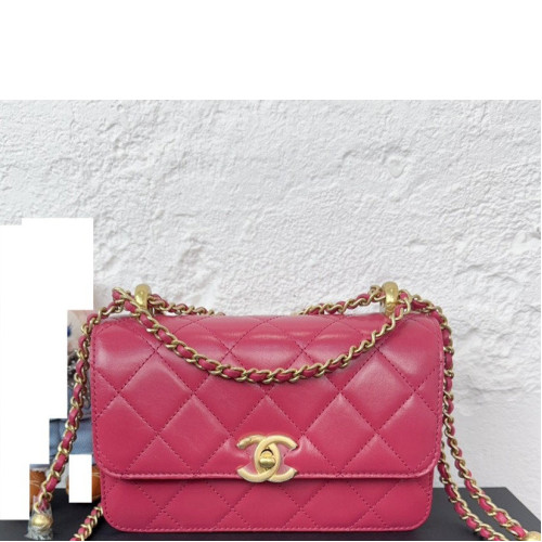 Chanel Quilted Mini Perfect Fit Flap Calfskin New Rosette Chanel Quilted Mini Perfect Fit Flap Calfskin New Rosette