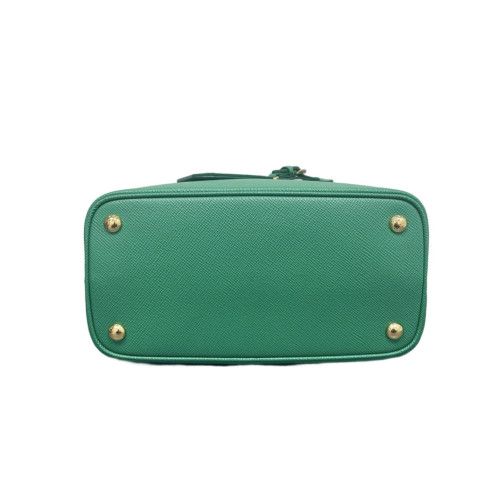 Prada Small Double Bag Saffiano Calfskin Green