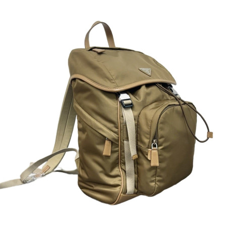 Prada Backpack Nylon Vela Light Brown