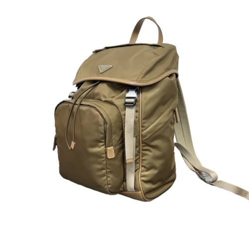 Prada Backpack Nylon Vela Light Brown