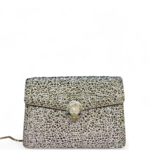 Bvlgari Serpenti Forever Crossboy Mini Bag Strass Lambskin Light Gold Beige Clair