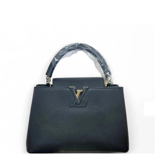 Louis Vuitton Capucines PM Calfskin Black