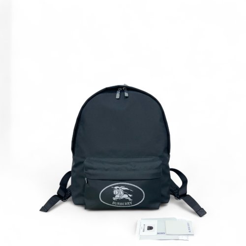Burberry Backpack Canvas Black