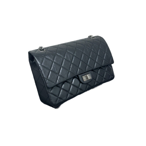 Chanel Quilted 2.55 226 Reissue Double Flap Calfskin Black Chanel Quilted 2.55 226 Reissue Double Flap Calfskin Black