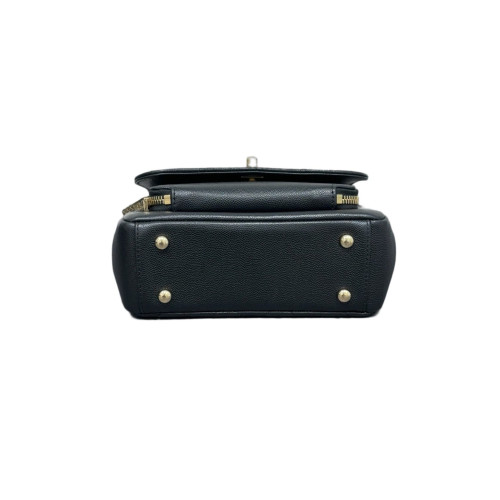 Chanel Quilted Small Business Affinity Flap Caviar Black