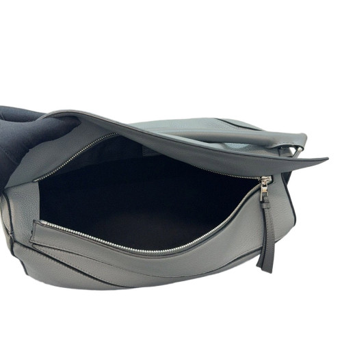 Loewe Large Puzzle Grained Calfskin Grey