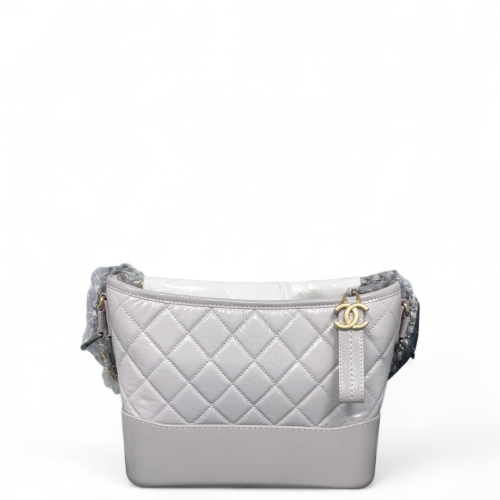 Chanel Quilted New Medium Gabrielle Hobo Calfskin Light Purple Chanel Quilted New Medium Gabrielle Hobo Calfskin Light Purple