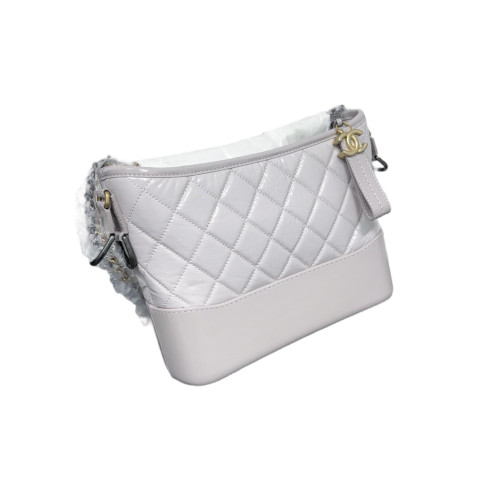 Chanel Quilted New Medium Gabrielle Hobo Calfskin Light Purple Chanel Quilted New Medium Gabrielle Hobo Calfskin Light Purple