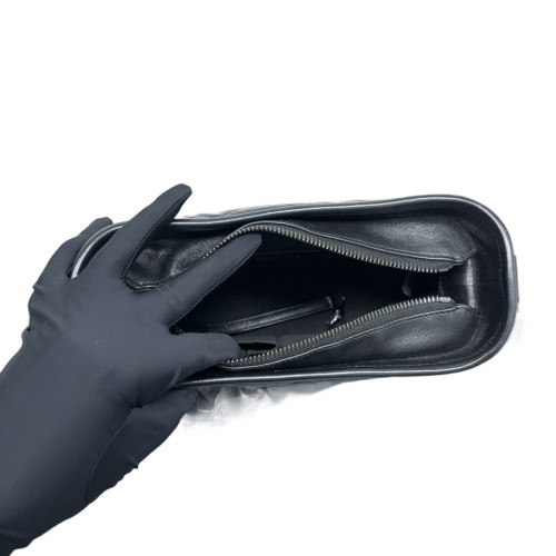 Chanel Quilted Small Gabrielle Hobo Calfskin Black Chanel Quilted Small Gabrielle Hobo Calfskin Black