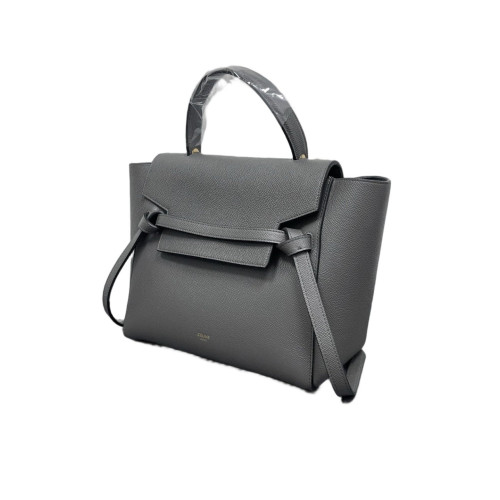 Celine Micro Belt Bag Grained Calfskin Grey