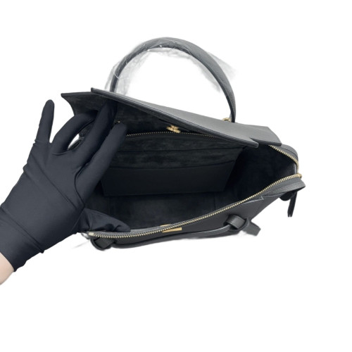 Celine Micro Belt Bag Grained Calfskin Grey