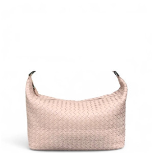 Bottega Veneta Hobo Lambskin Intrecciato Nappa Pink