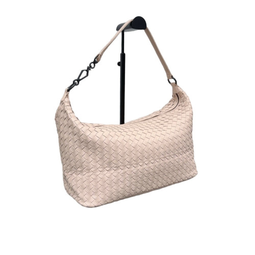 Bottega Veneta Hobo Lambskin Intrecciato Nappa Pink