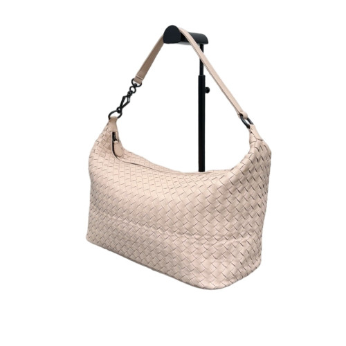 Bottega Veneta Hobo Lambskin Intrecciato Nappa Pink