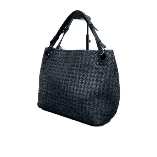Bottega Veneta Hobo Lambskin Intrecciato Nappa Black