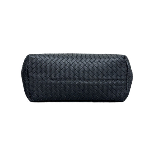 Bottega Veneta Hobo Lambskin Intrecciato Nappa Black