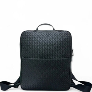 Bottega Veneta Backpack Lambskin Intrecciato Nappa Nappa Black