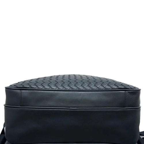 Bottega Veneta Backpack Lambskin Intrecciato Nappa Nappa Black