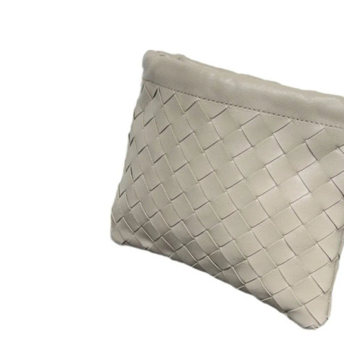 Bottega Veneta Crossbody Bag Lambskin Intrecciato Nappa Beige Clair