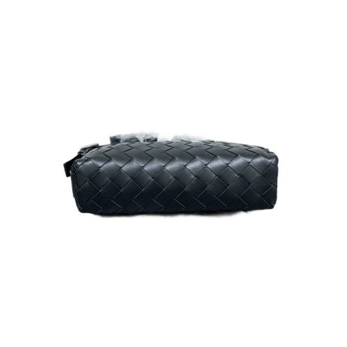Bottega Veneta Crossbody Bag Lambskin Intrecciato Nappa Black