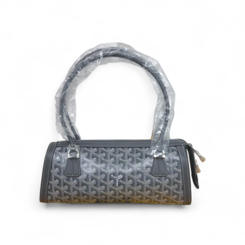 Goyard Bonbonniere Bag Goyardine White Dark Grey Goyard Bonbonniere Bag Goyardine White Dark Grey