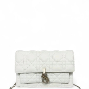 Dior Wallet On Chain WOC Calfskin Ecru Dior Wallet On Chain WOC Calfskin Ecru