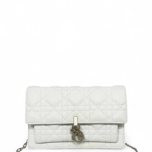 Dior Wallet On Chain WOC Calfskin Ecru Dior Wallet On Chain WOC Calfskin Ecru