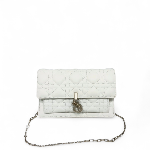Dior Wallet On Chain WOC Calfskin Ecru Dior Wallet On Chain WOC Calfskin Ecru