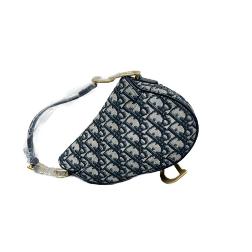 Dior Small Saddle Bag Oblique Navy Beige Dior Small Saddle Bag Oblique Navy Beige