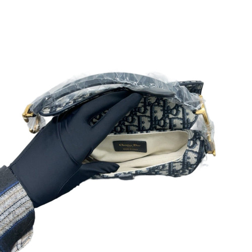 Dior Small Saddle Bag Oblique Navy Beige Dior Small Saddle Bag Oblique Navy Beige
