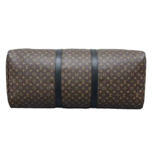 Louis Vuitton Keepall Bandouliere 50 Monogram Brown Black Red