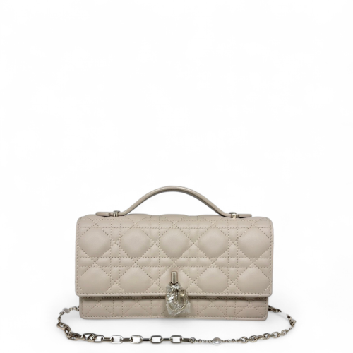 Dior My Dior Top Handle Flap Bag Lambskin Natural Tan Dior My Dior Top Handle Flap Bag Lambskin Natural Tan