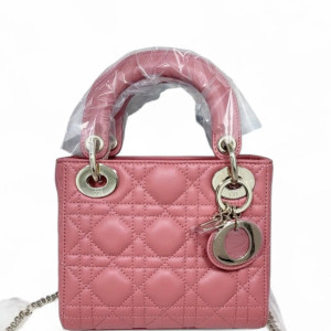 Dior Mini Lady Dior Lambskin Pink Dior Mini Lady Dior Lambskin Pink