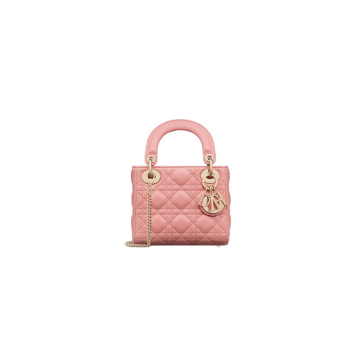 Dior Mini Lady Dior Lambskin Pink Dior Mini Lady Dior Lambskin Pink