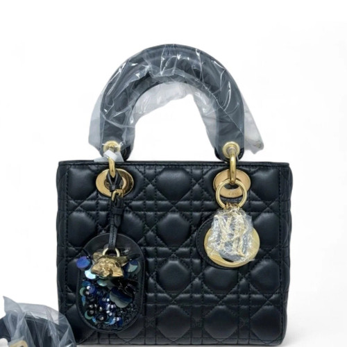 Dior Small Lady Dior Lambskin Black Dior Small Lady Dior Lambskin Black
