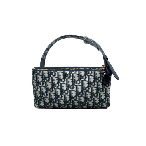 Dior Shoulder Bag Canvas Beige Navy Dior Shoulder Bag Canvas Beige Navy