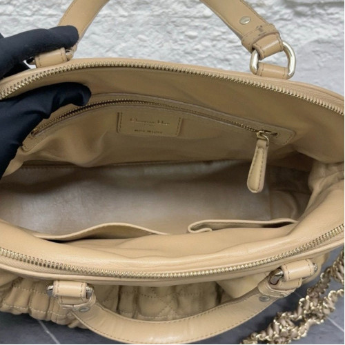 Dior Tote Bag Cowhide Calfskin Beige Dior Tote Bag Cowhide Calfskin Beige