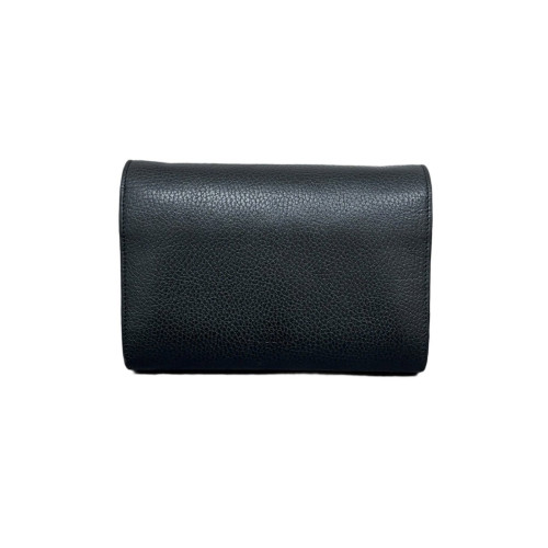 Gucci Crystal Mini Dionysus Chain Wallet Grained Calfskin Black