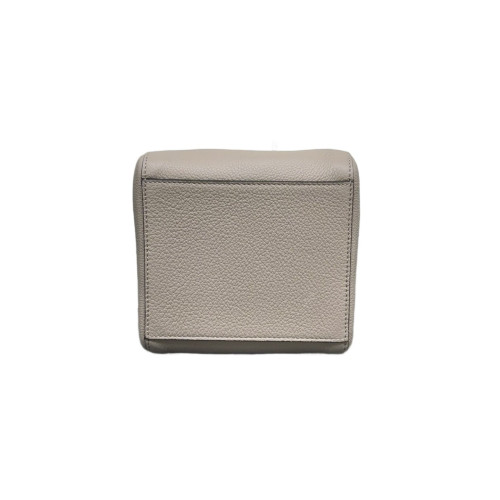 Fendi Mini Origami Grained Calfskin Grey